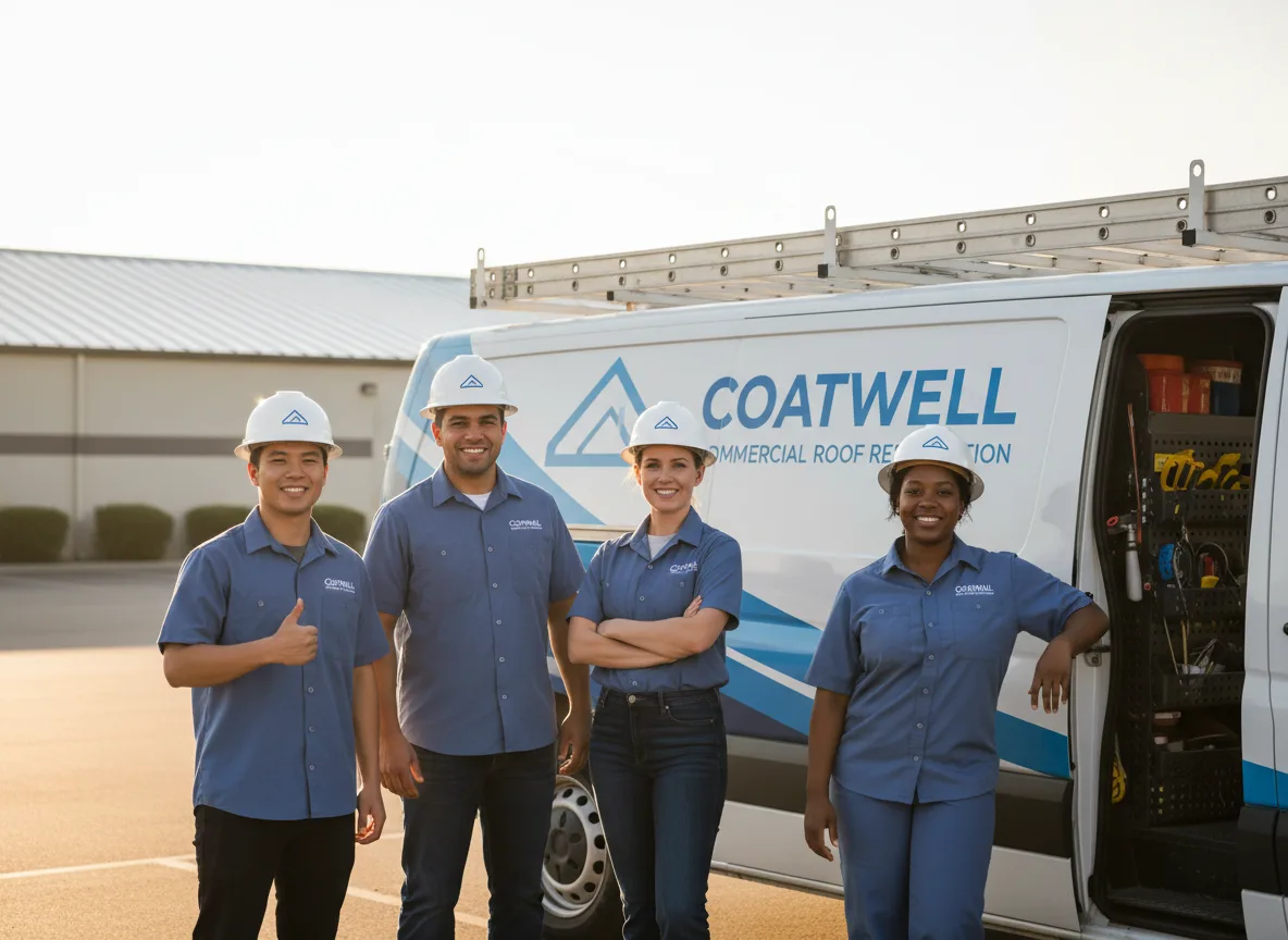 Commercial roof coating company in Hitchcock, OK